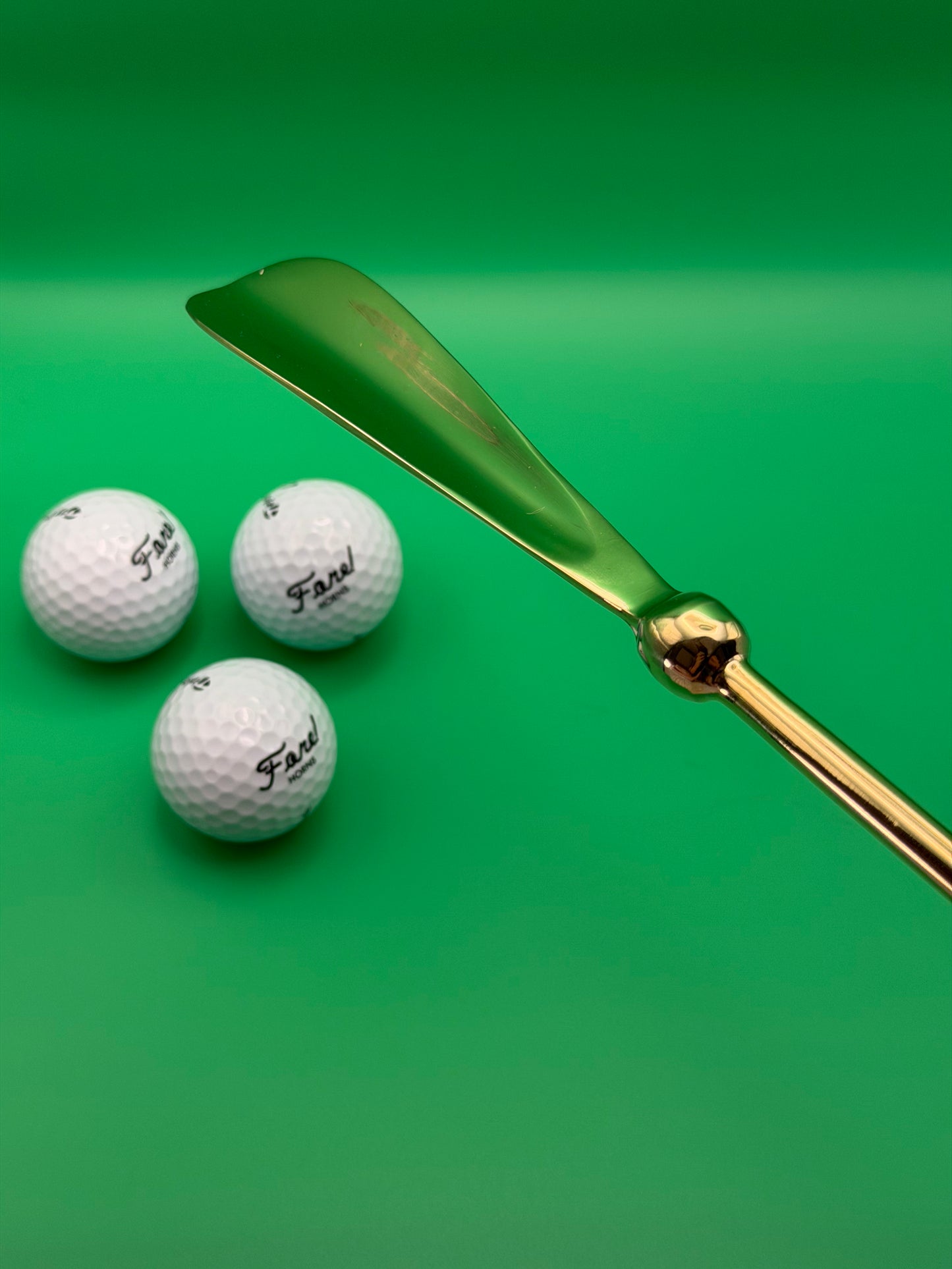 The Golf Ball - Brass Shoehorn